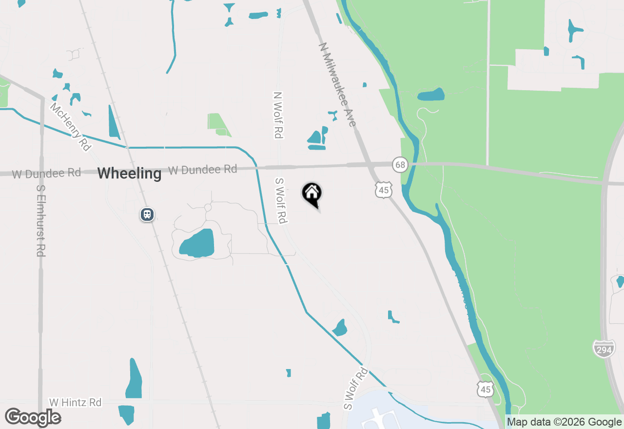 Map of 155 Lilac Lane, Wheeling, IL 60090