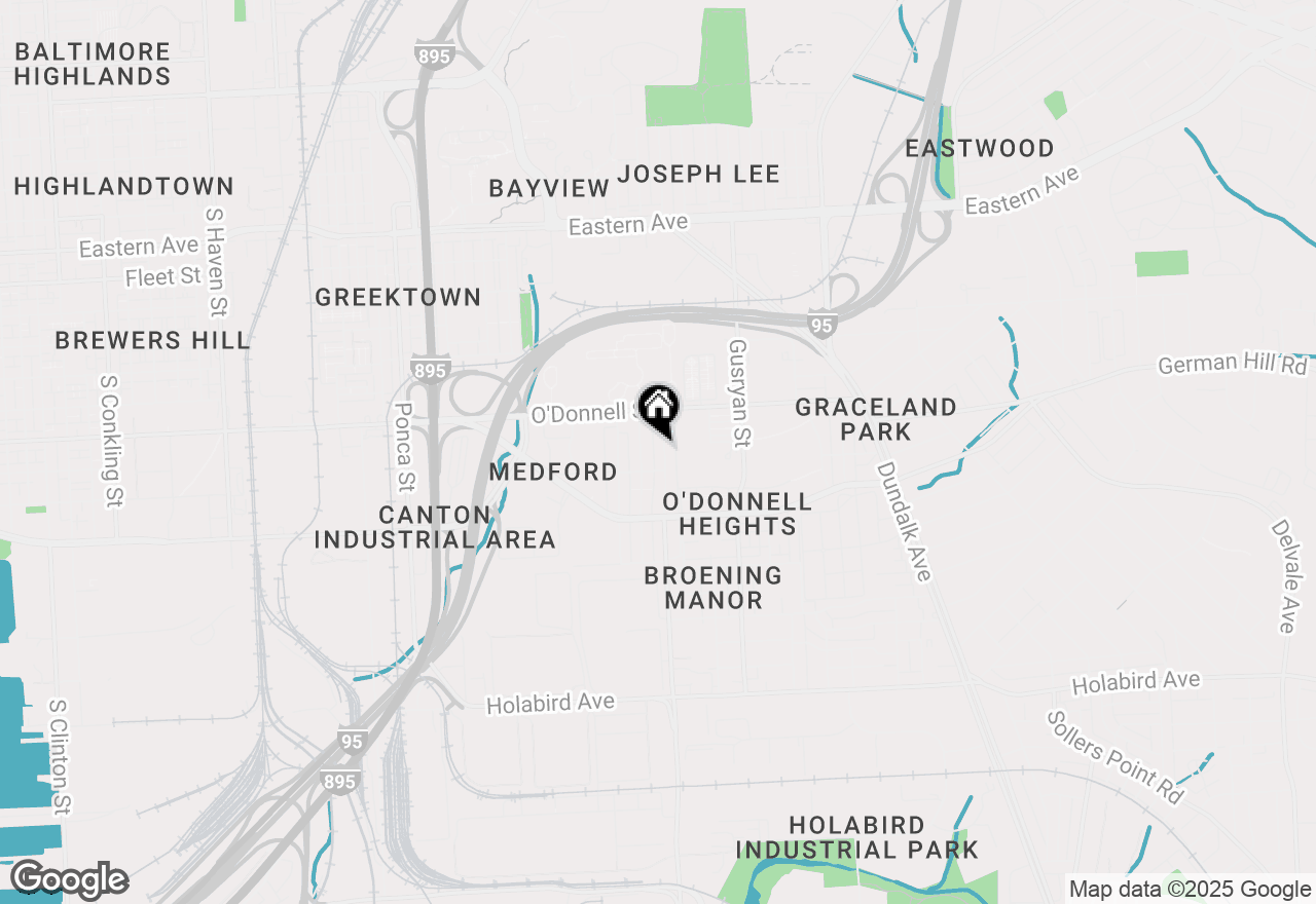 Map of 1208 Broening Highway, Baltimore, MD 21224