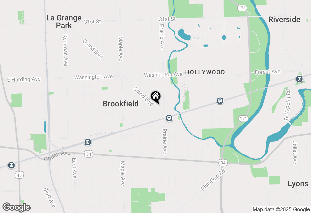 Map of 3713 Grand Boulevard #10, Brookfield, IL 60513