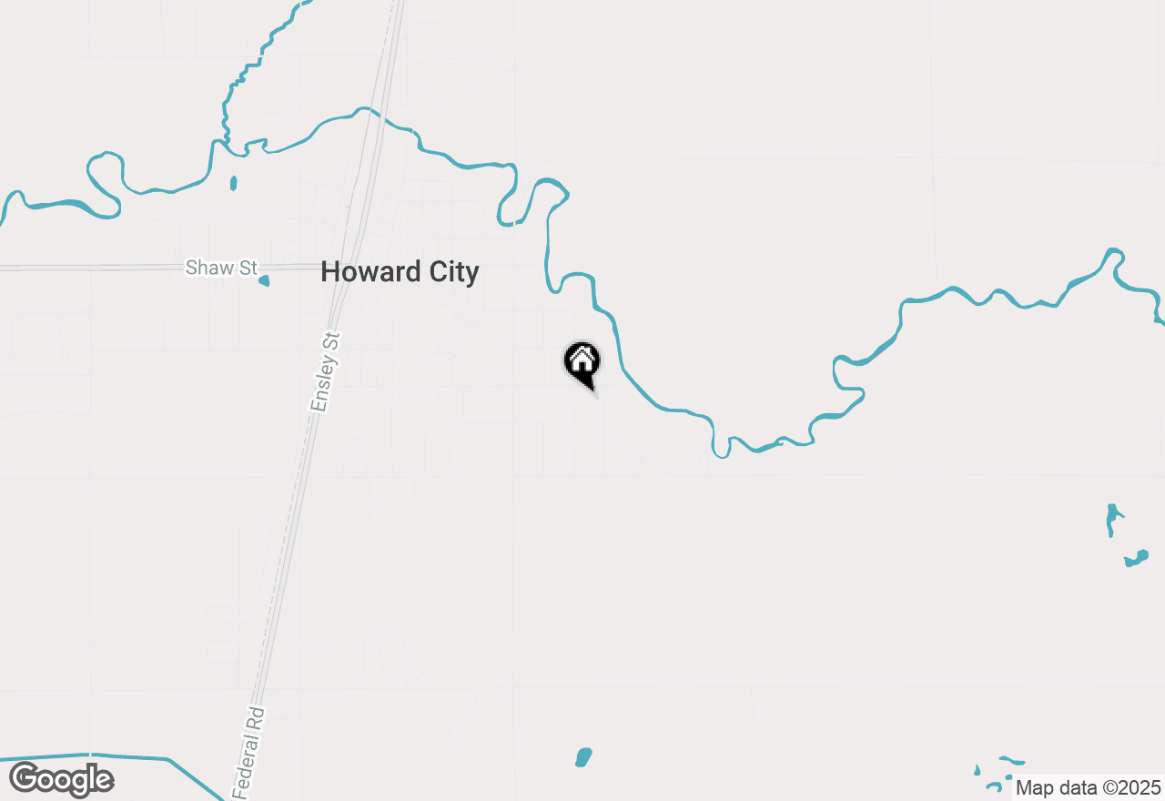Map of 515 Locust Street, Howard City, MI 49329