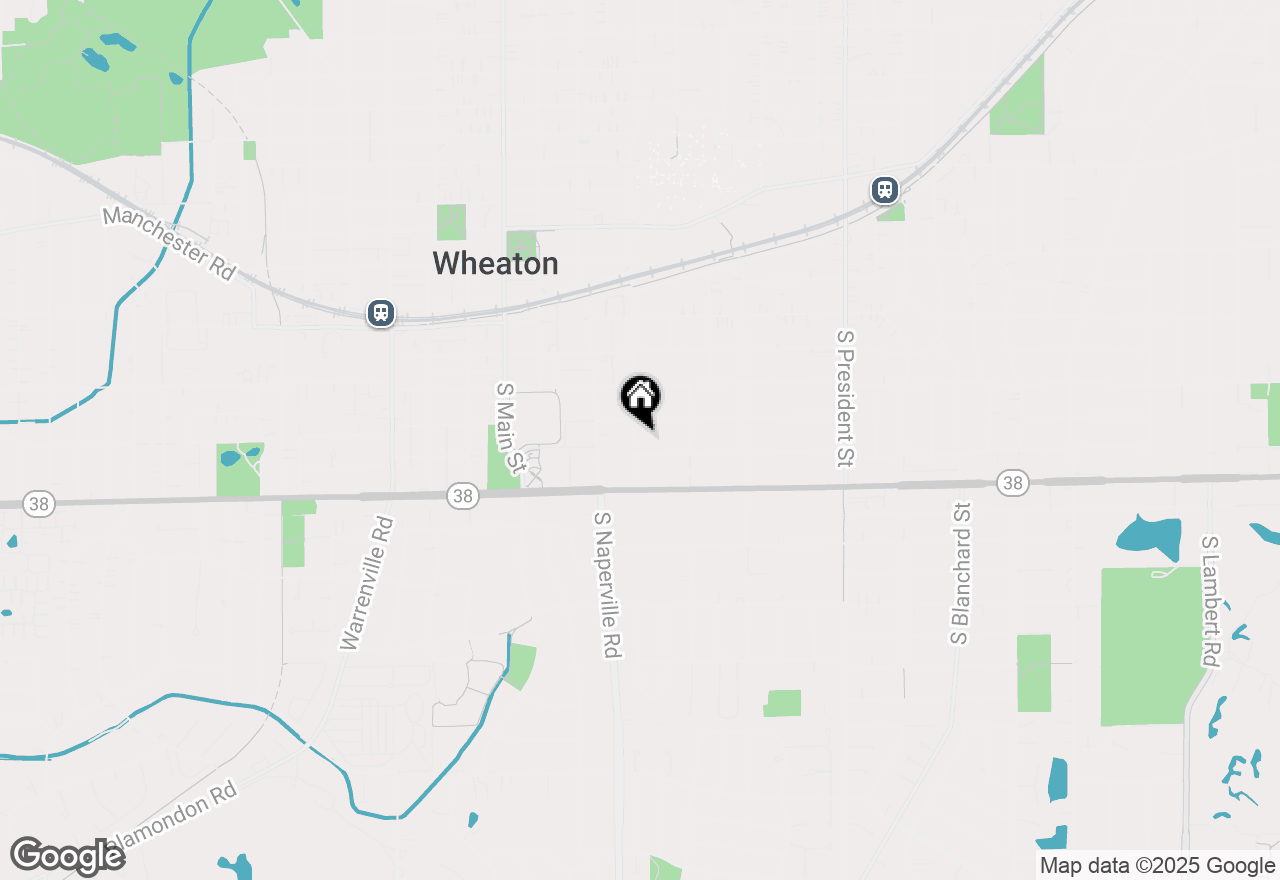 Map of 517 S Washington Street, Wheaton, IL 60187