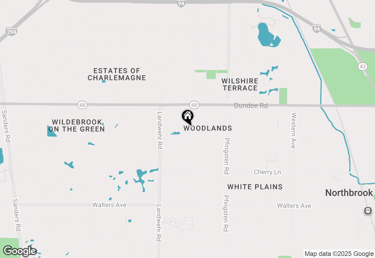 Map of 1012 Sussex Drive, Northbrook, IL 60062
