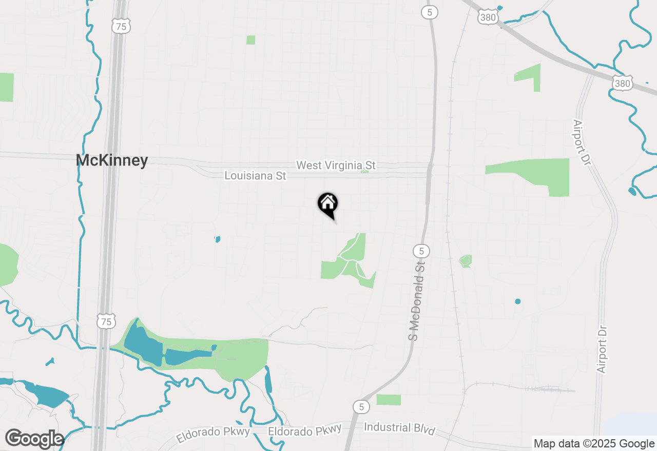 Map of 504 Georgia Street, Mckinney, TX 75069