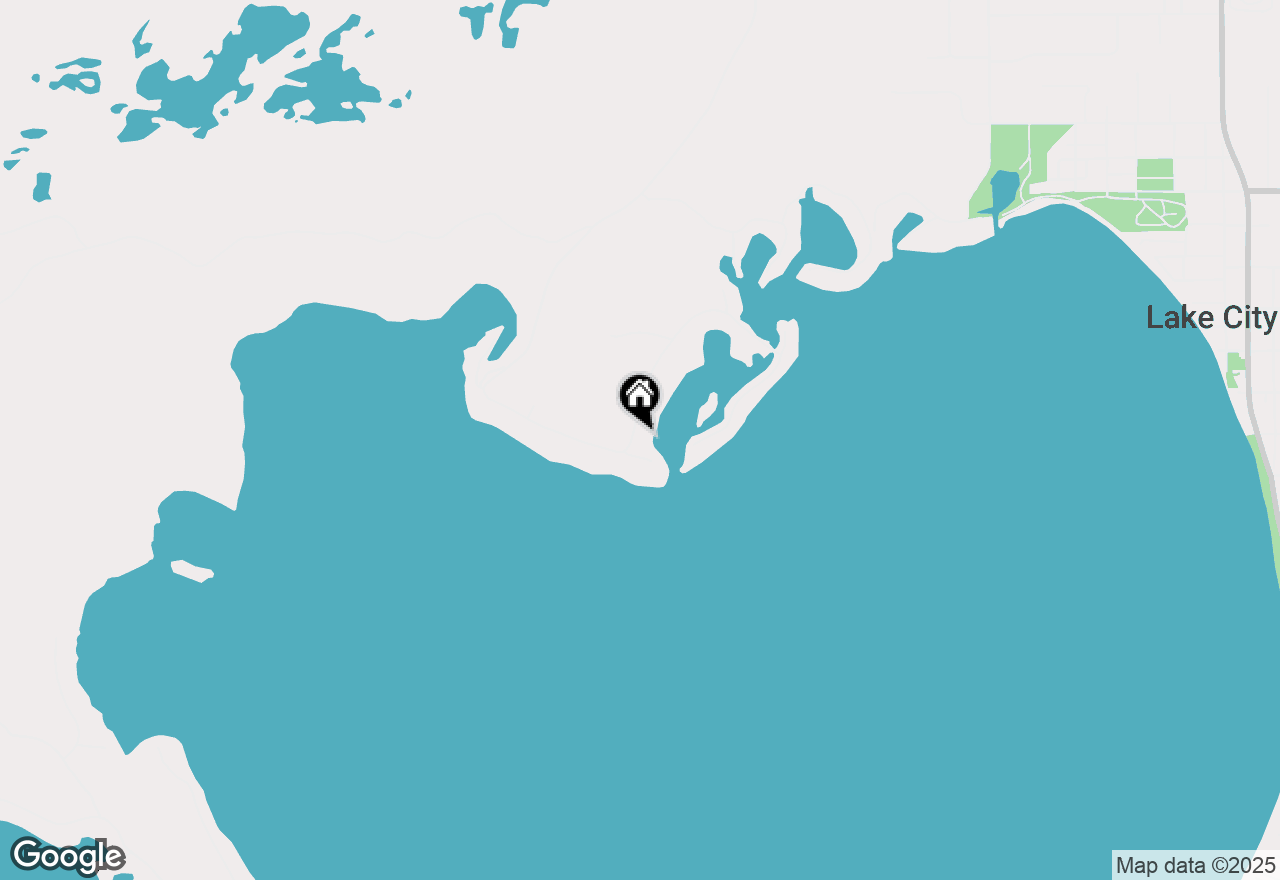 Map of 7389 W White Birch Avenue, Lake City, MI 49651