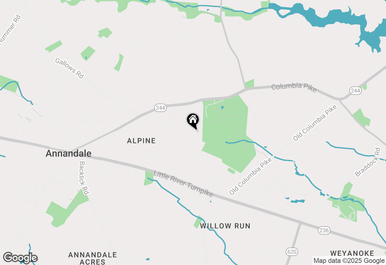 Map of 4211 Wynnwood Drive, Annandale, VA 22003