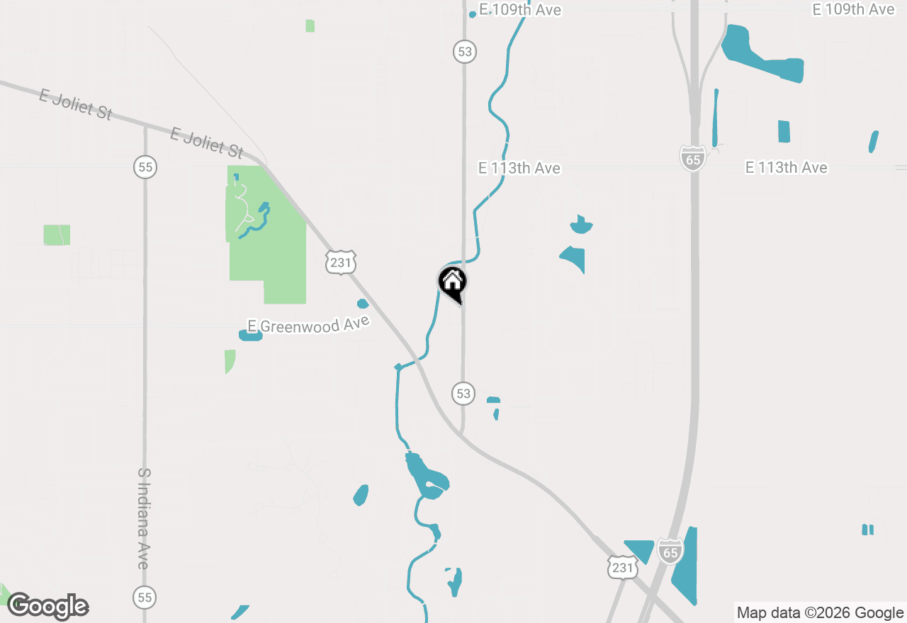 Map of 11670 Broadway, Crown Point, IN 46307