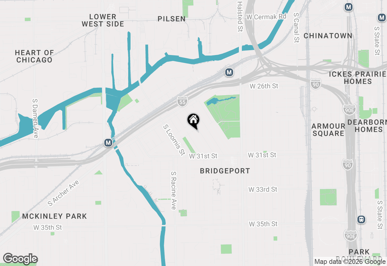Map of 2919 S Keeley Street, Chicago, IL 60608
