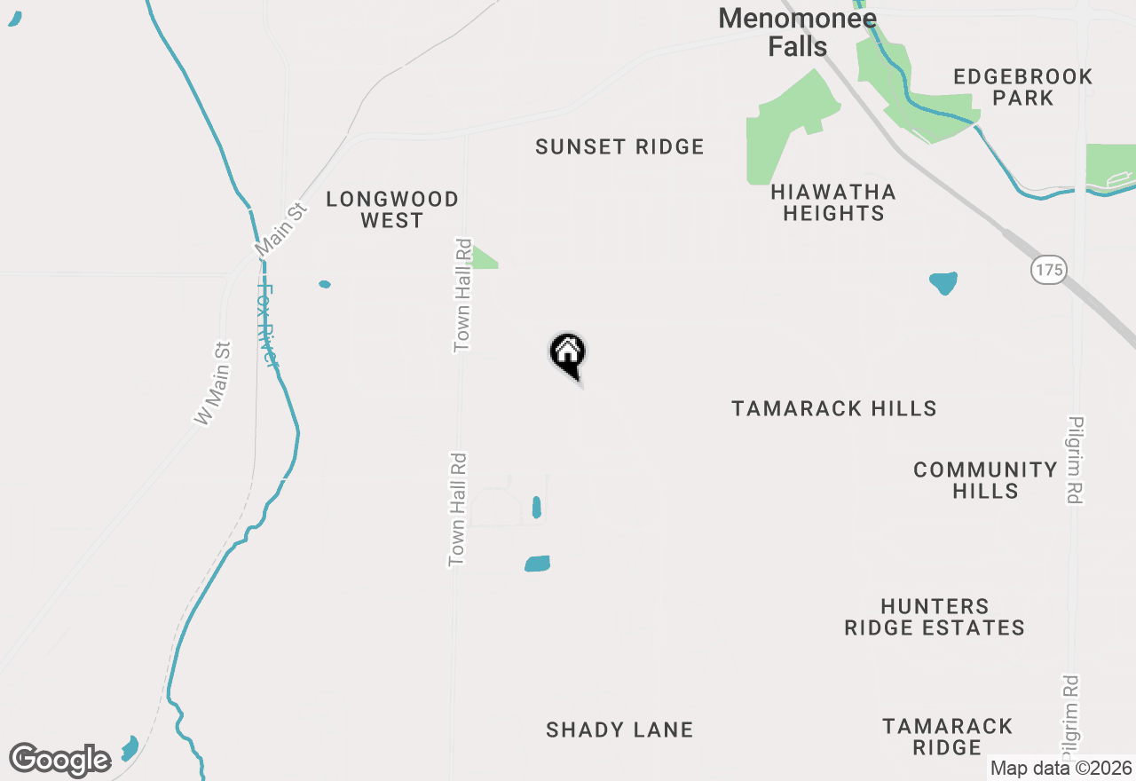Map of W175N8151 Robin Cir #1, Menomonee Falls, WI 53051