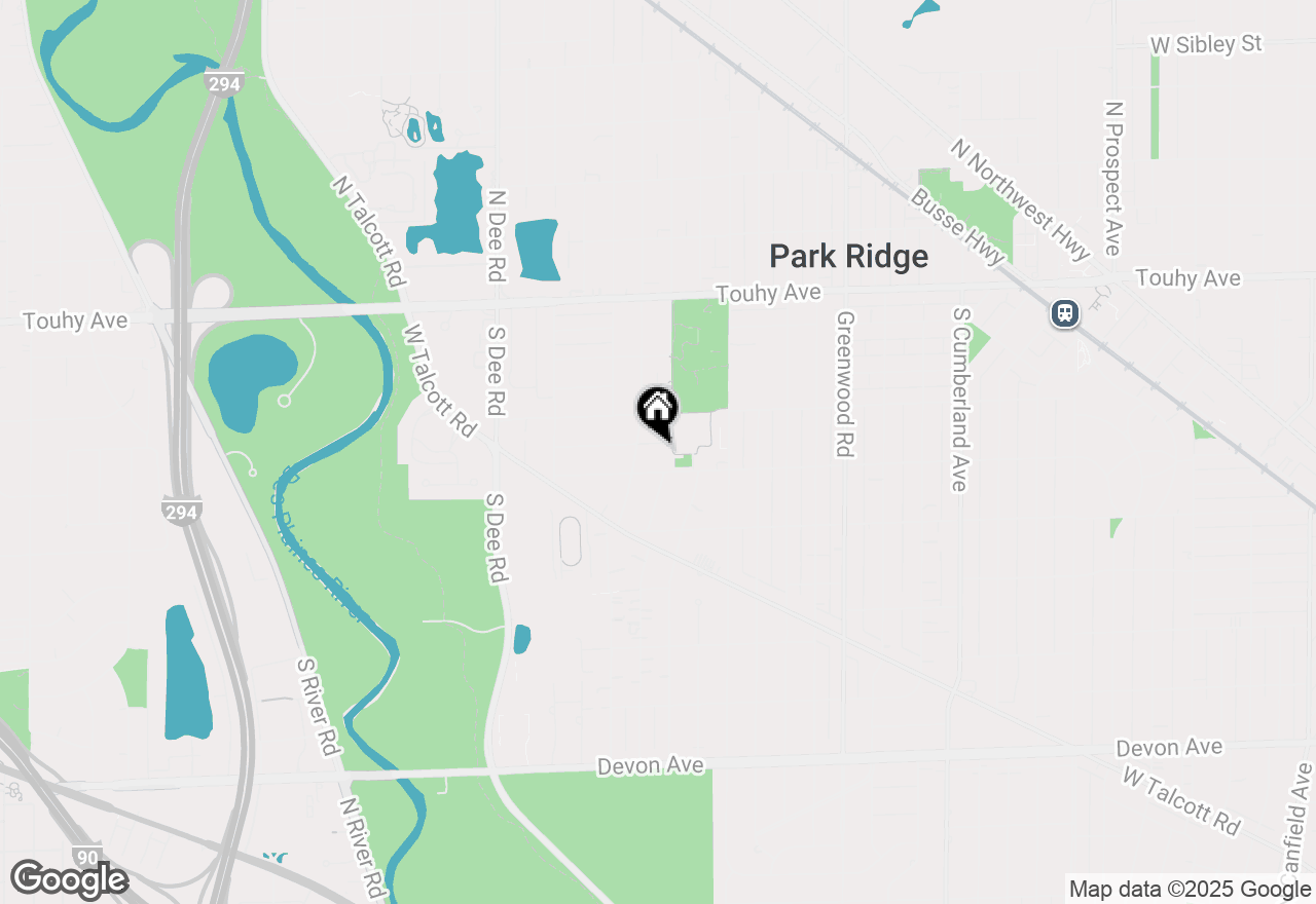 Map of 1711 Norman Boulevard, Park Ridge, IL 60068