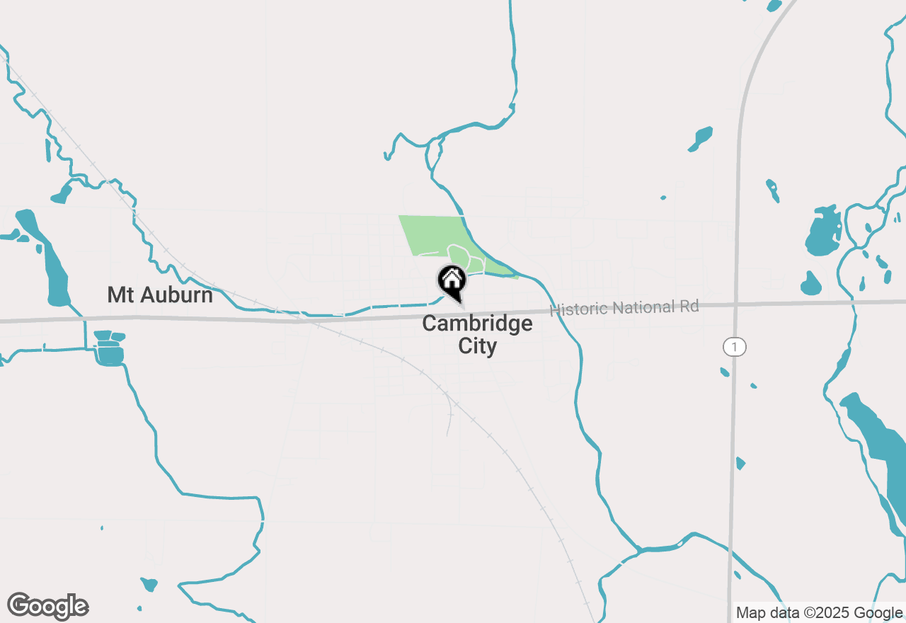 Map of 105 W Main Street, Cambridge City, IN 47327