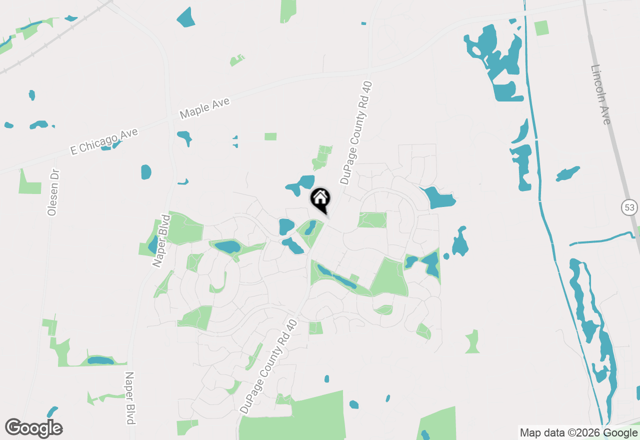 Map of 2250 Abbeywood Drive #B, Lisle, IL 60532