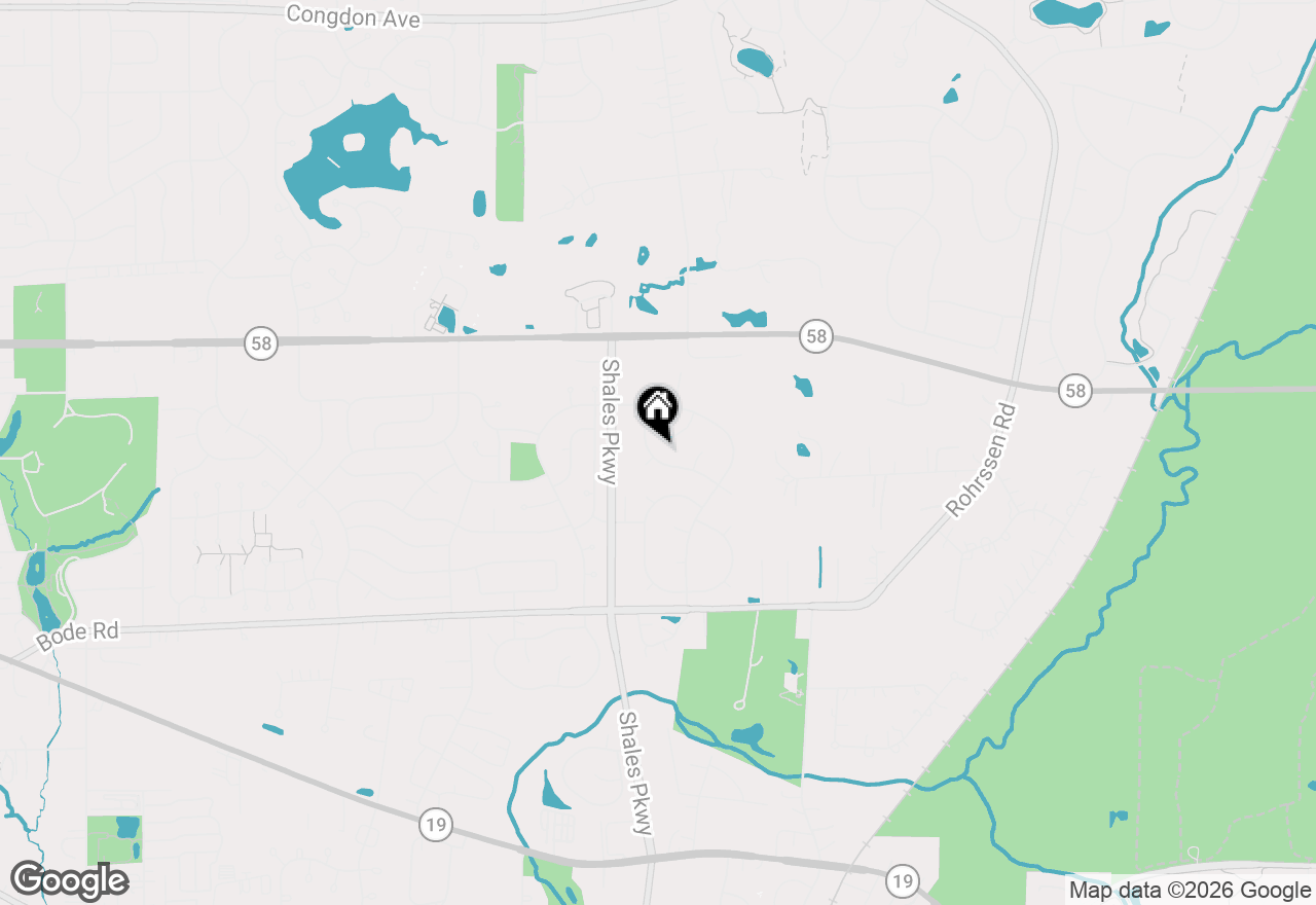 Map of 1440 Eliot Trail, Elgin, IL 60120
