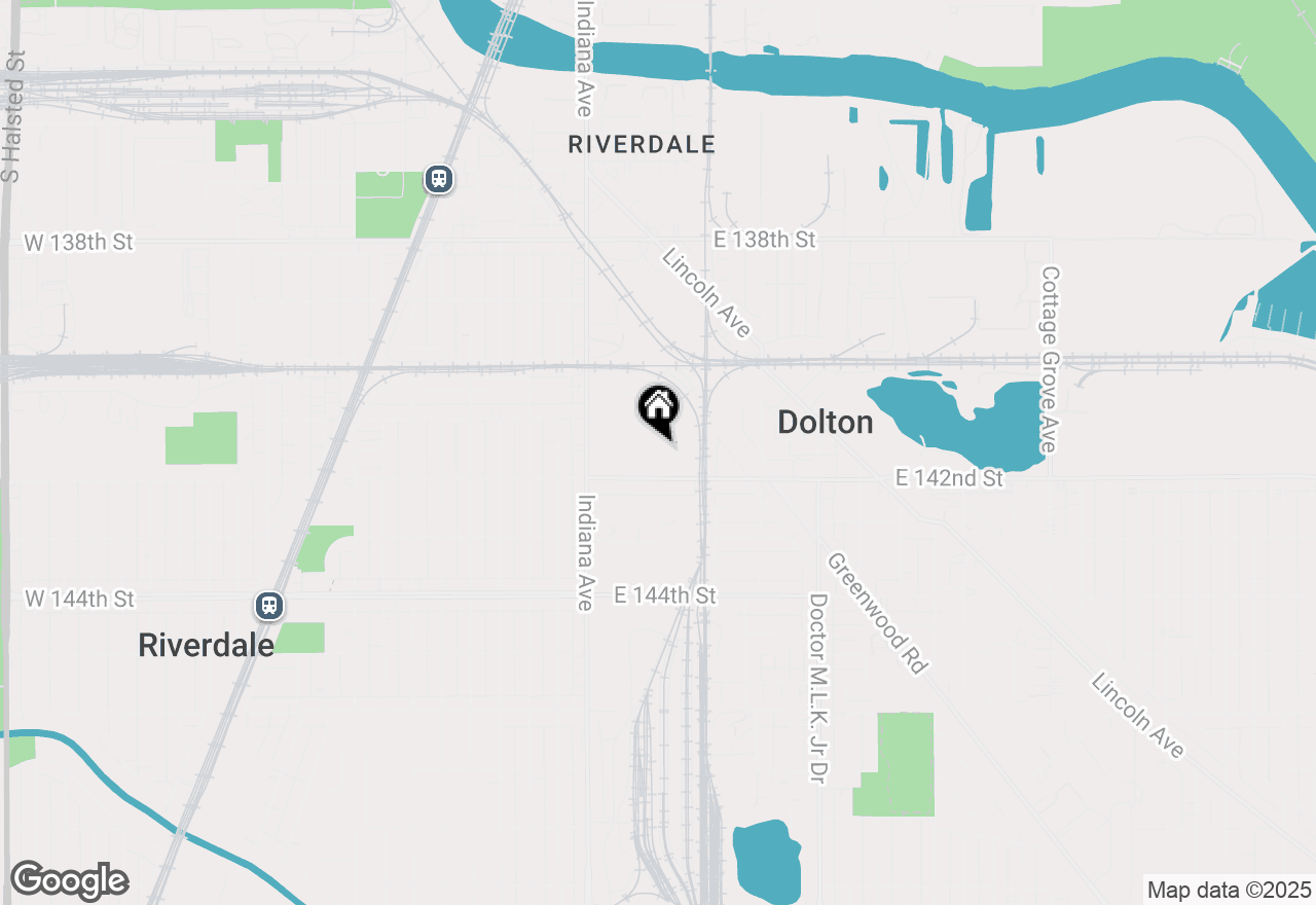 Map of 14131 Manor Avenue, Dolton, IL 60419