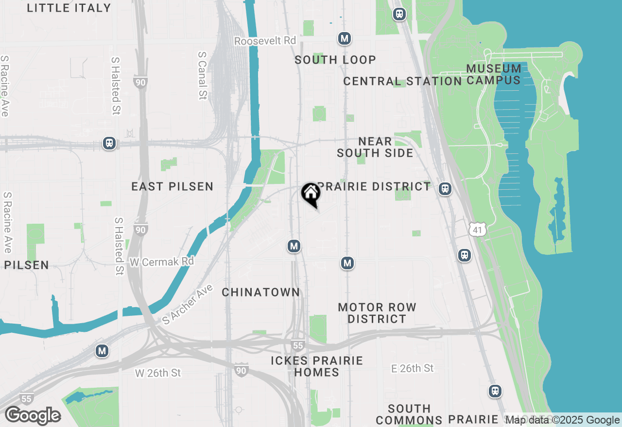 Map of 1920 S Federal Street #D, Chicago, IL 60616