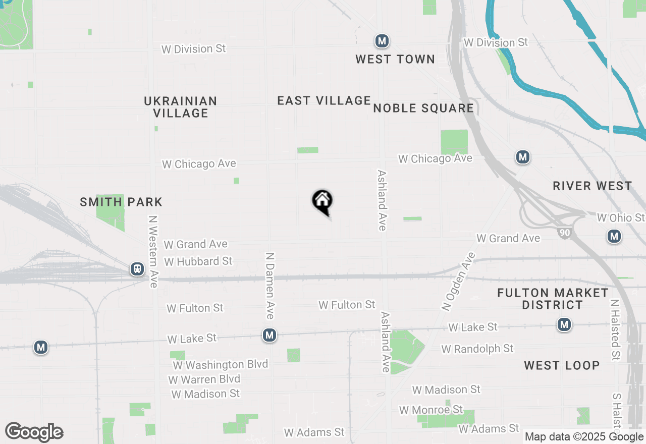 Map of 1807 W Ohio Street, Chicago, IL 60622