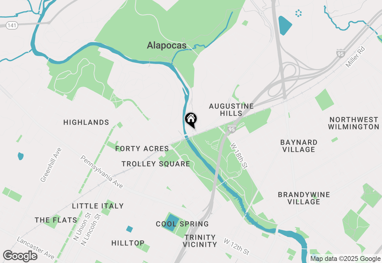 Map of 1706 N Park Drive #5, Wilmington, DE 19806