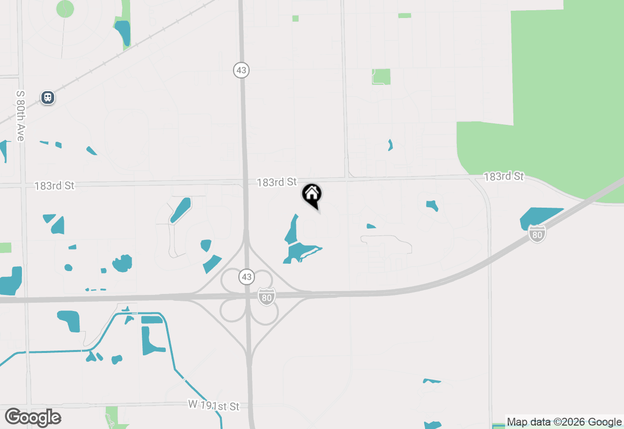 Map of 18510 Bellagio Circle #18510, Tinley Park, IL 60477