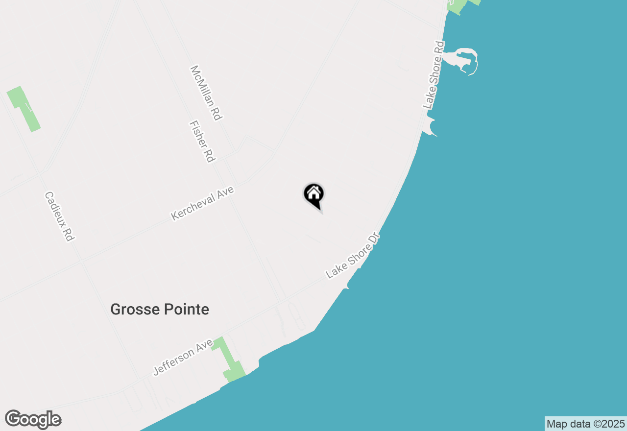 Map of 56 Handy, Grosse Pointe Farms, MI 48236