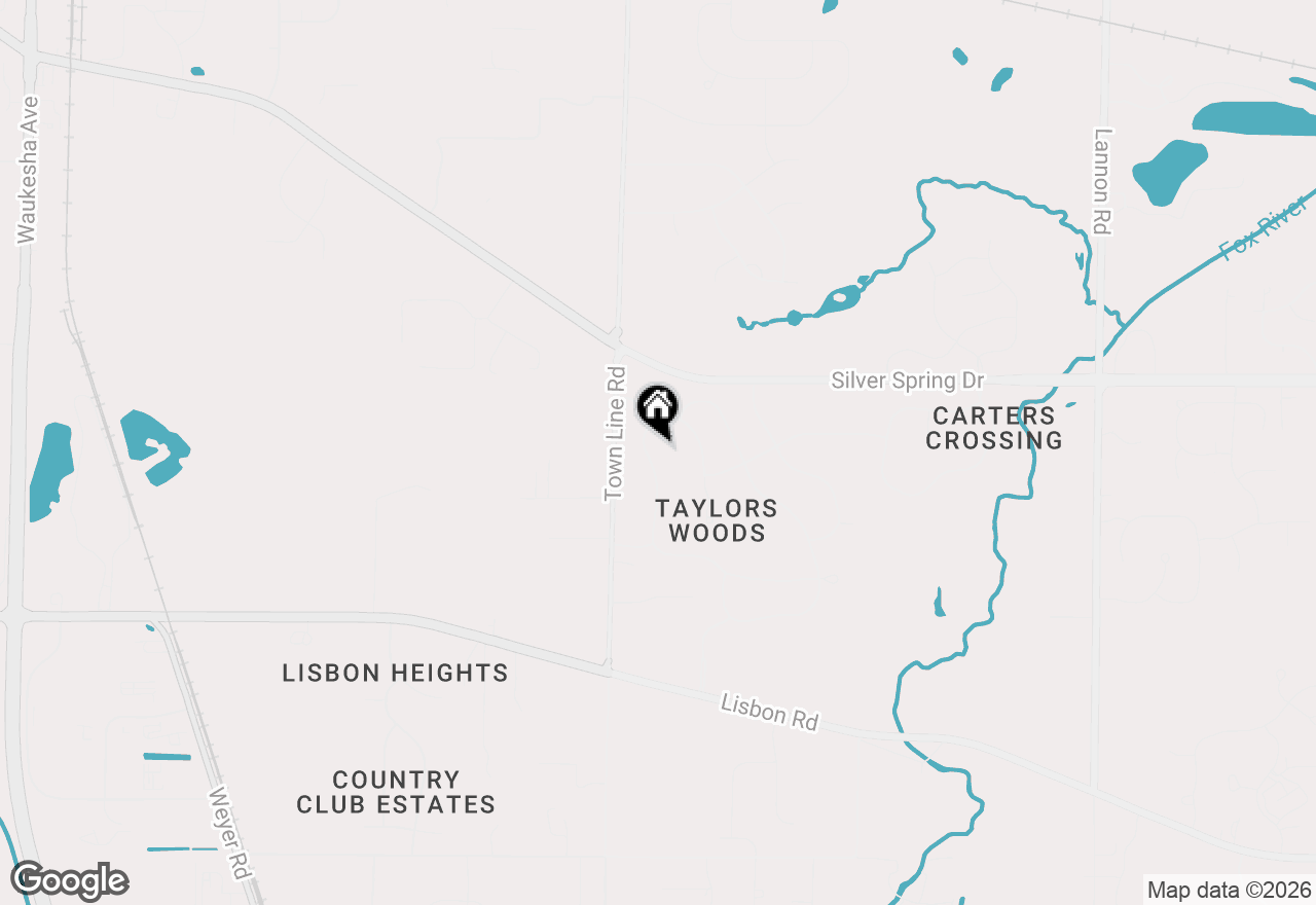 Map of W218N5466 Taylors Woods Dr, Menomonee Falls, WI 53051