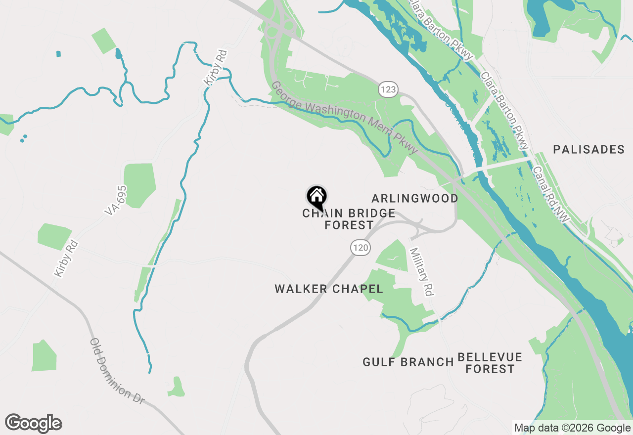 Map of 4035 N Stuart Street, Arlington, VA 22207