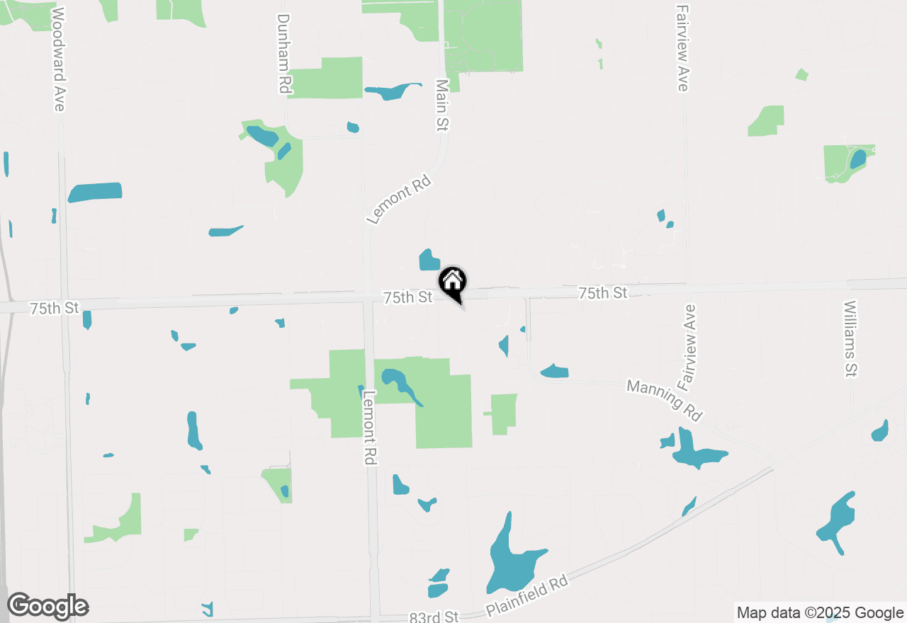 Map of 7518 Cambridge Road, Darien, IL 60561