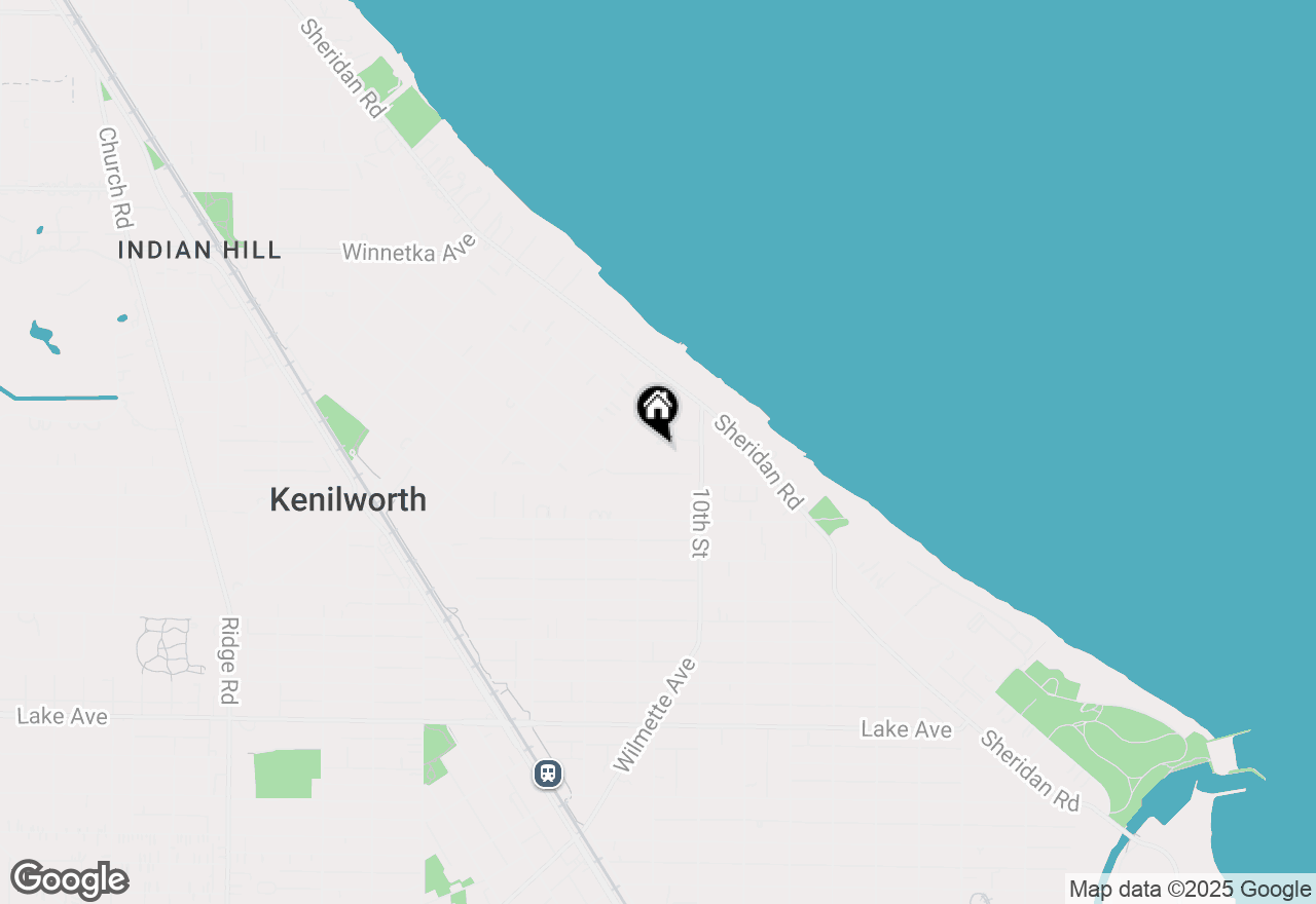 Map of 144 Tudor Place, Kenilworth, IL 60043