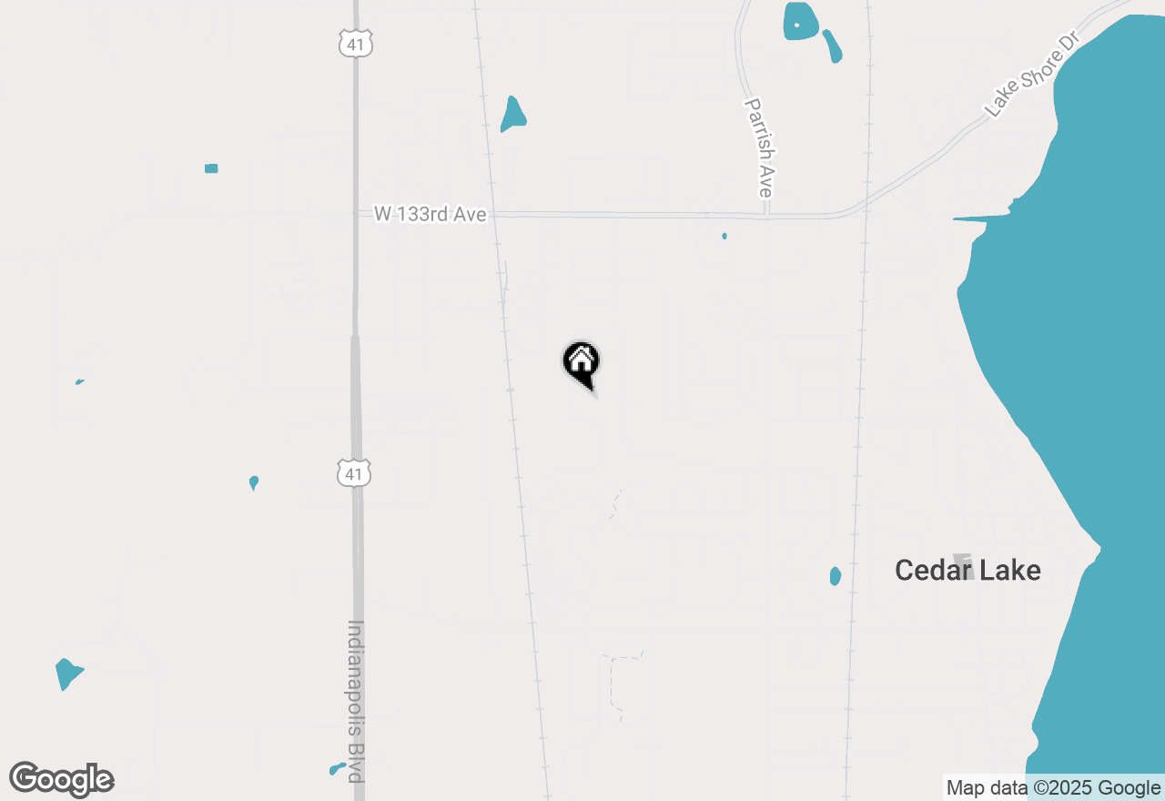 Map of 13654 Freedom Way, Cedar Lake, IN 46303