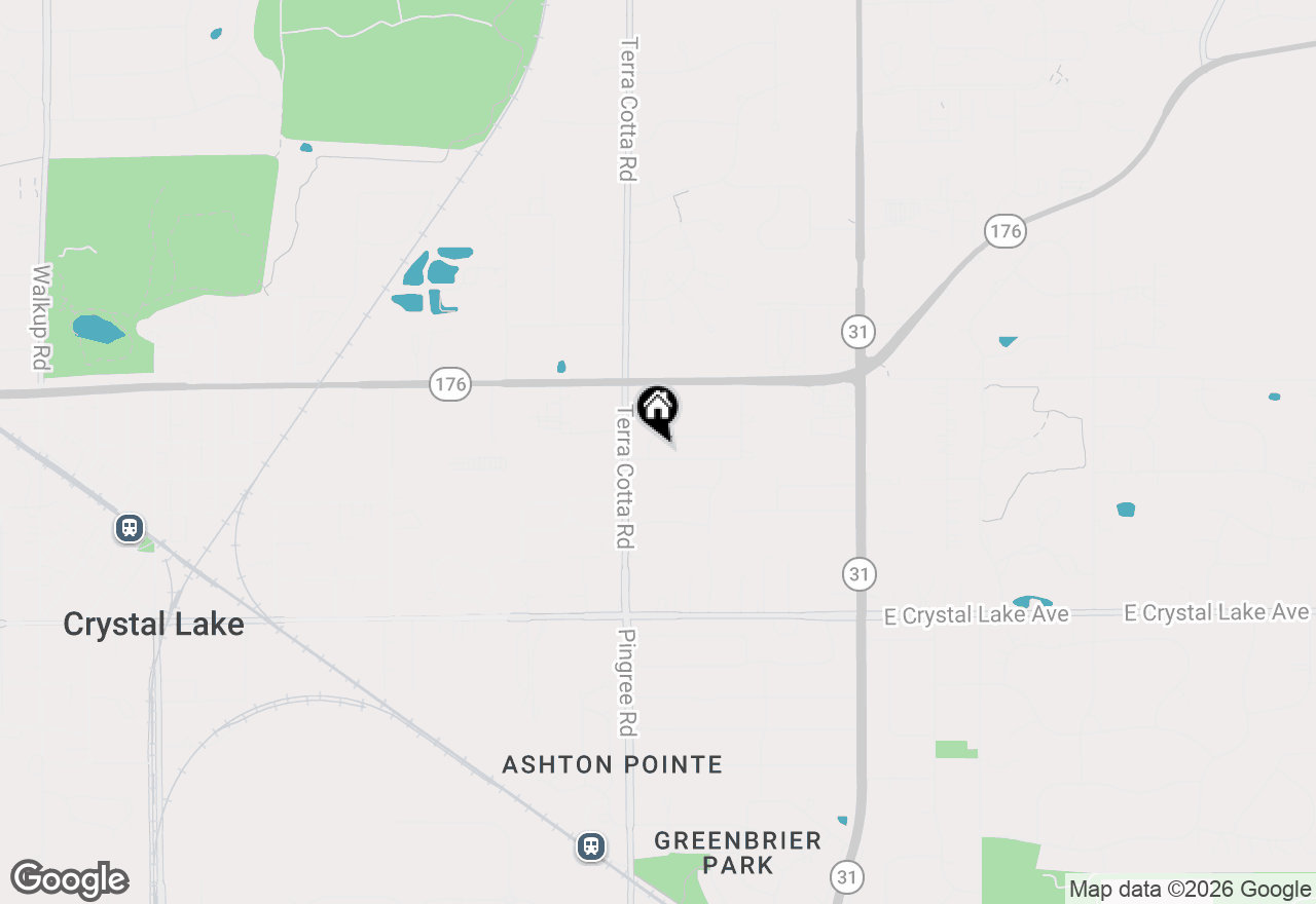 Map of 682 Silk Oak Lane, Crystal Lake, IL 60014