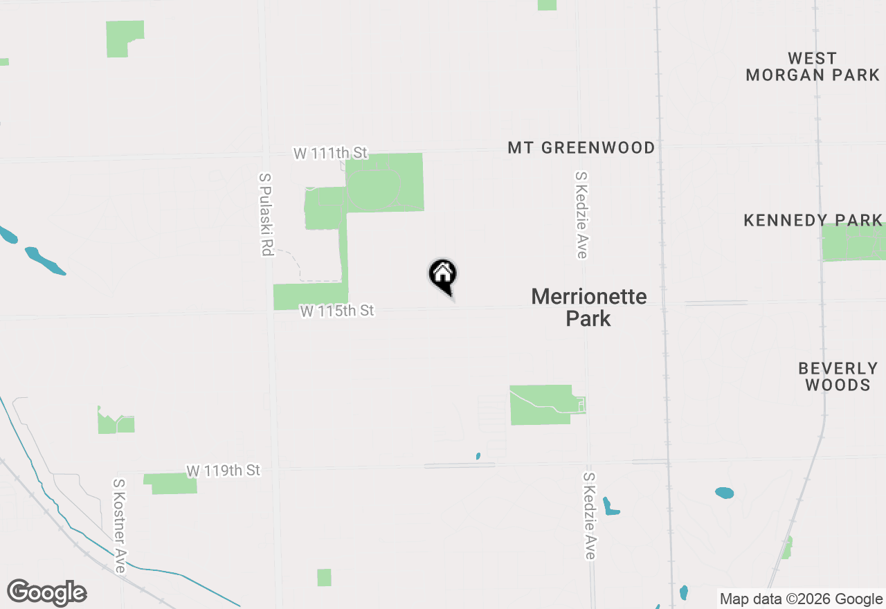 Map of 3536 W 115th Street, Chicago, IL 60655