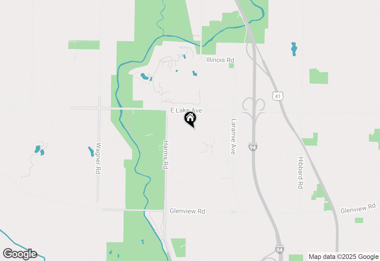 Map of 1237 Heatherfield Lane, Glenview, IL 60025