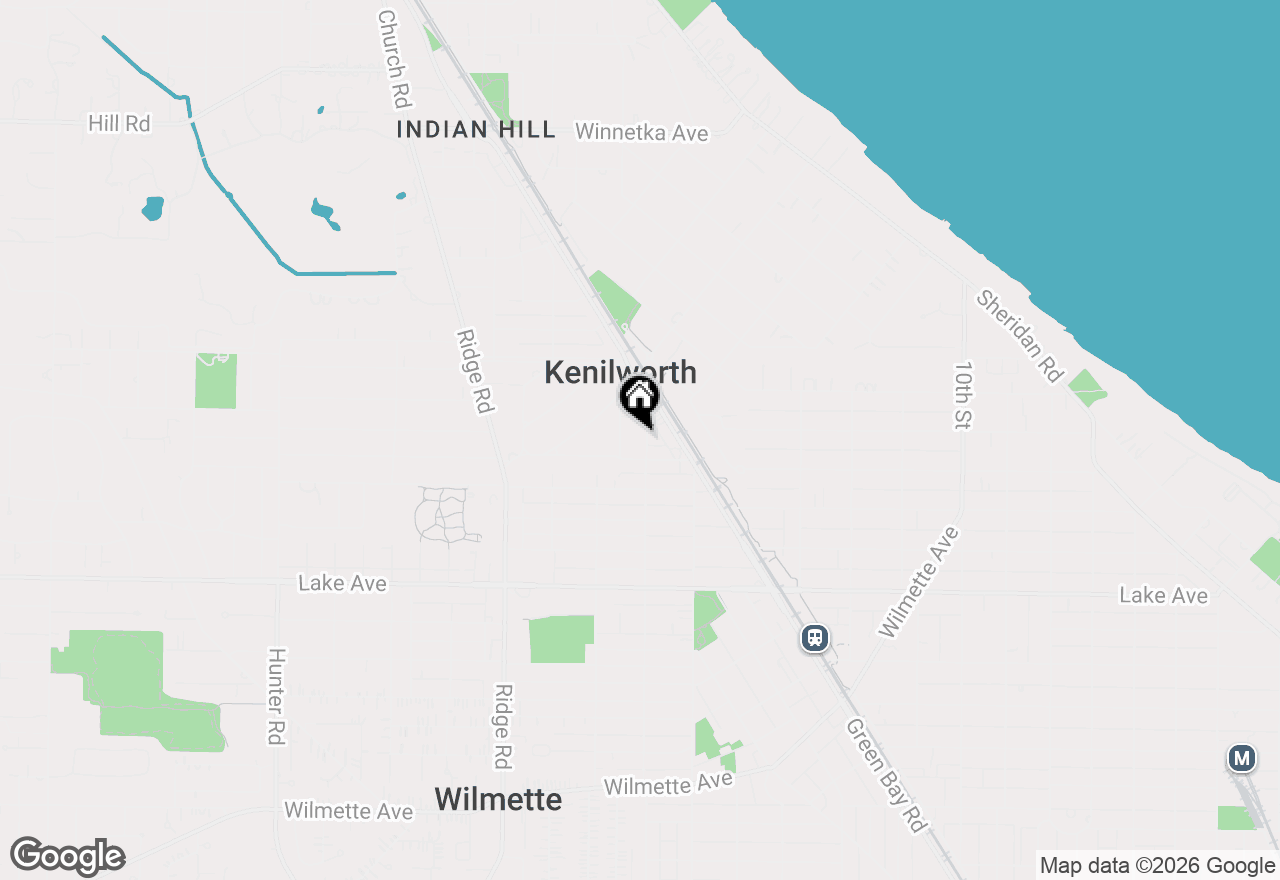 Map of 1215 16th Street, Wilmette, IL 60091
