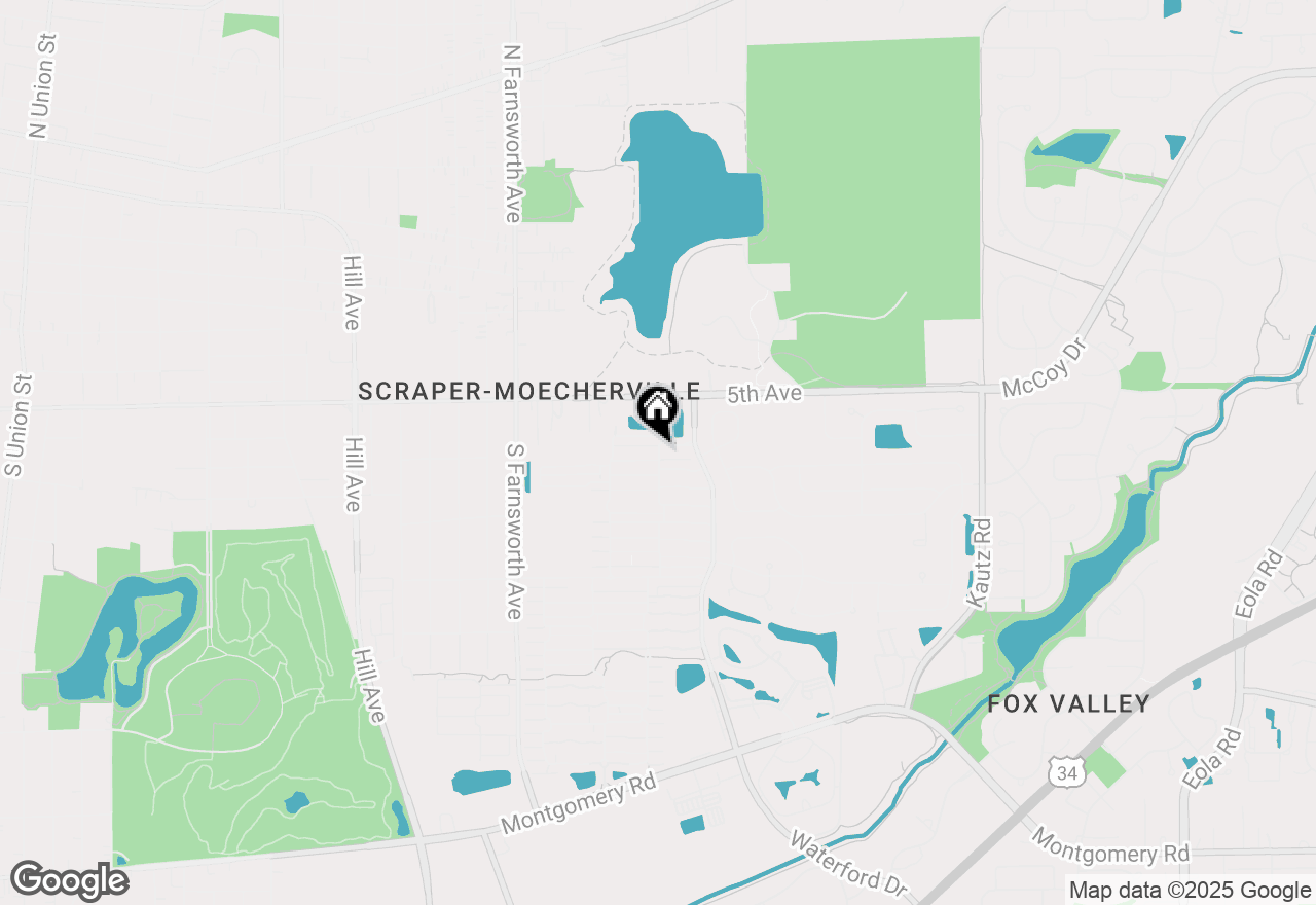 Map of 633 Serendipity Drive, Aurora, IL 60504