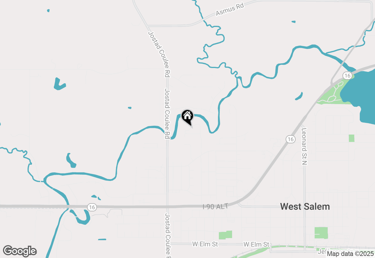 Map of 1062 John St, West Salem, WI 54669