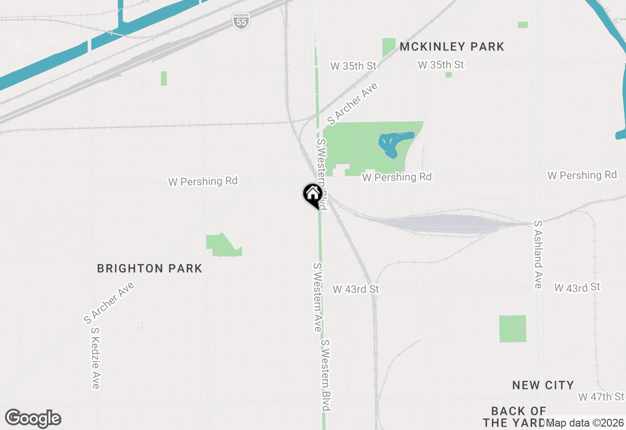 Map of 4012 S Western Avenue #2, Chicago, IL 60609
