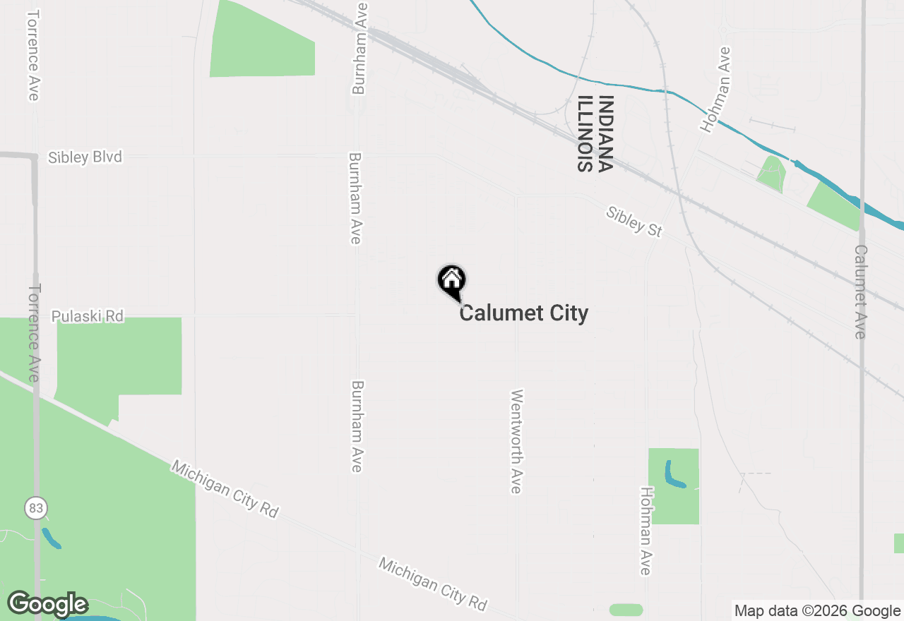 Map of 334 Pulaski Road, Calumet City, IL 60409