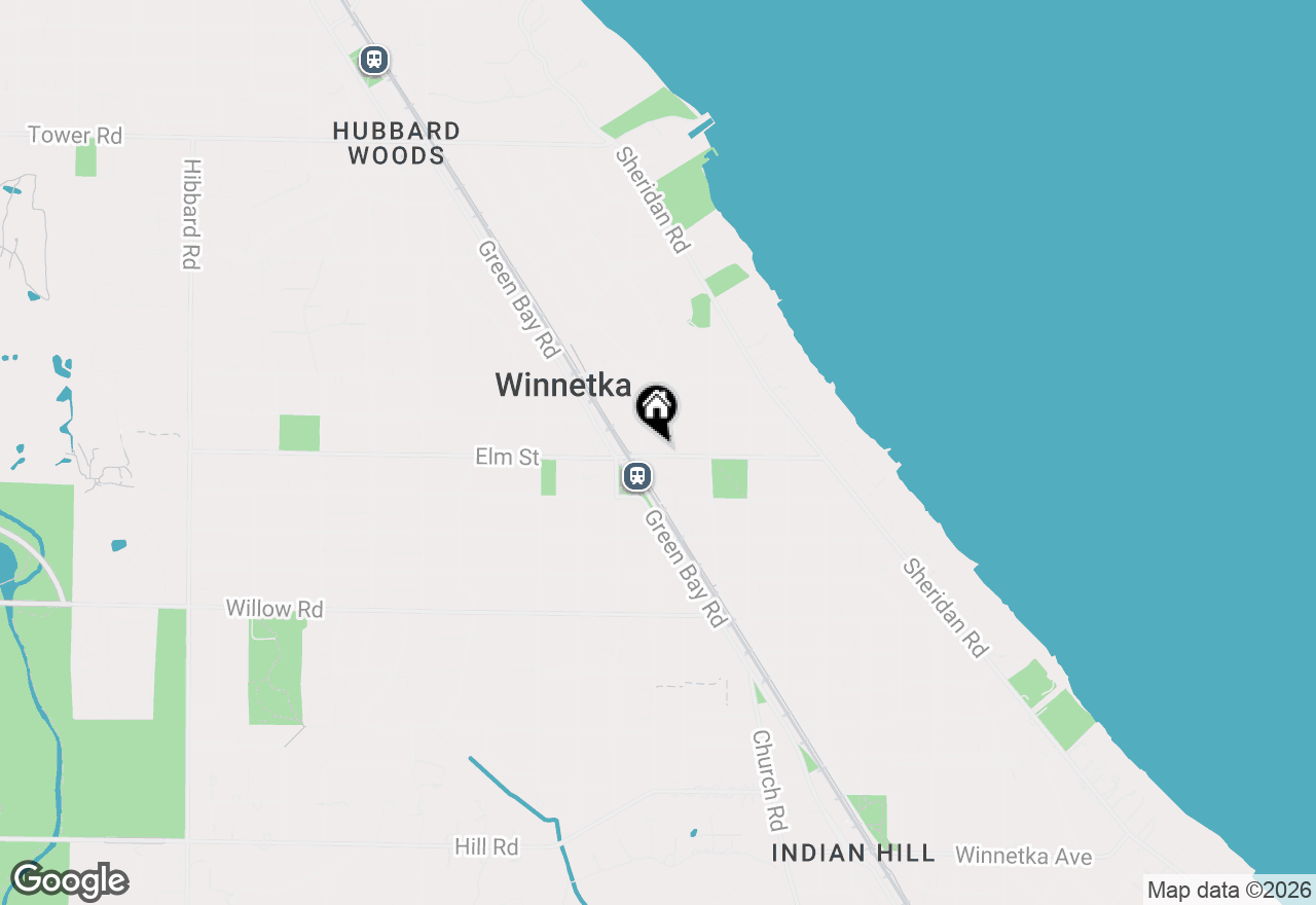 Map of 733 Elm Street #302, Winnetka, IL 60093