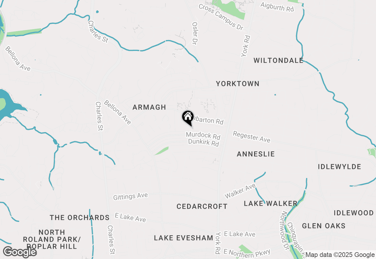 Map of 159 Regester Avenue, Baltimore, MD 21212