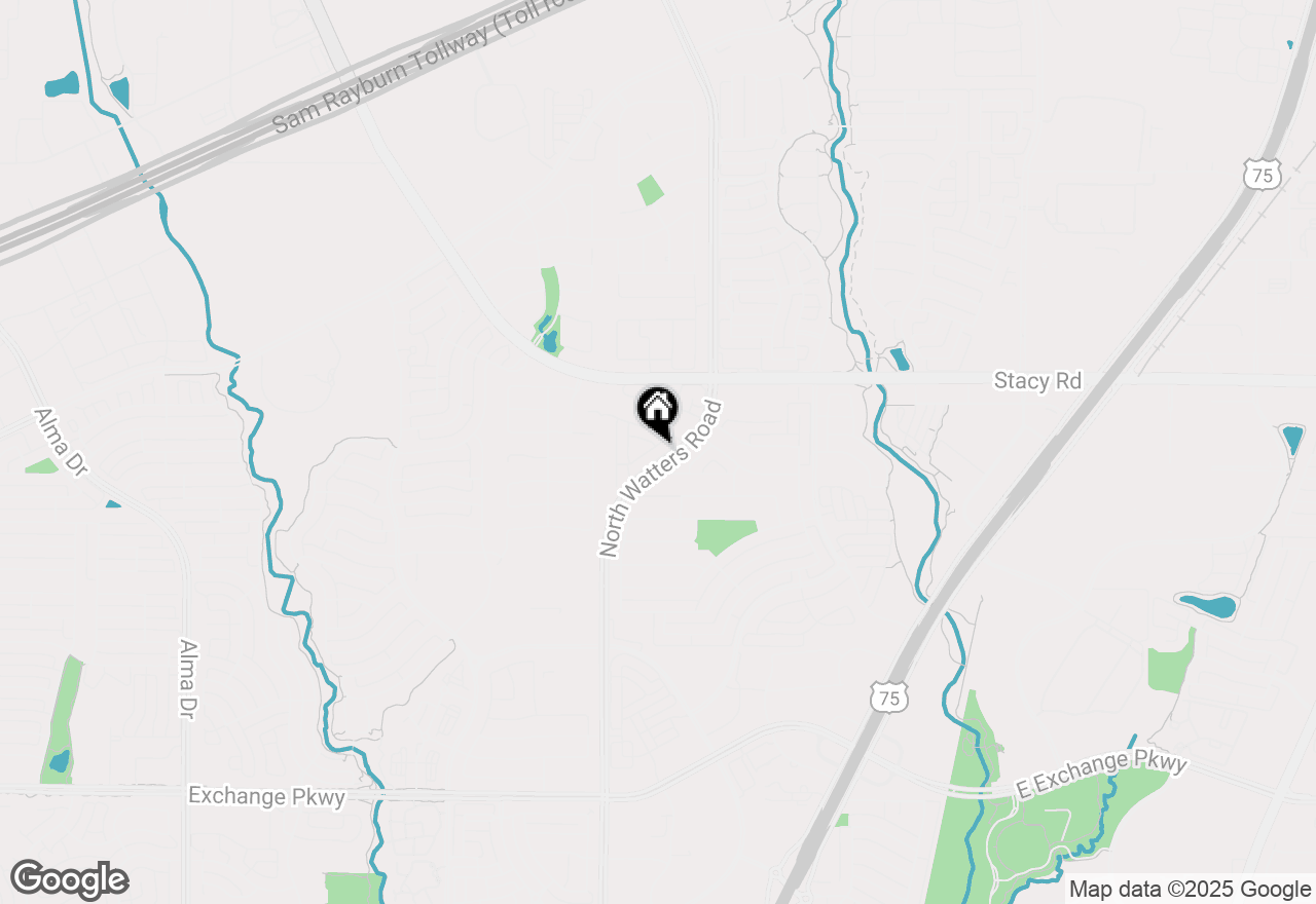 Map of 1912 Wilderness Way, Allen, TX 75013