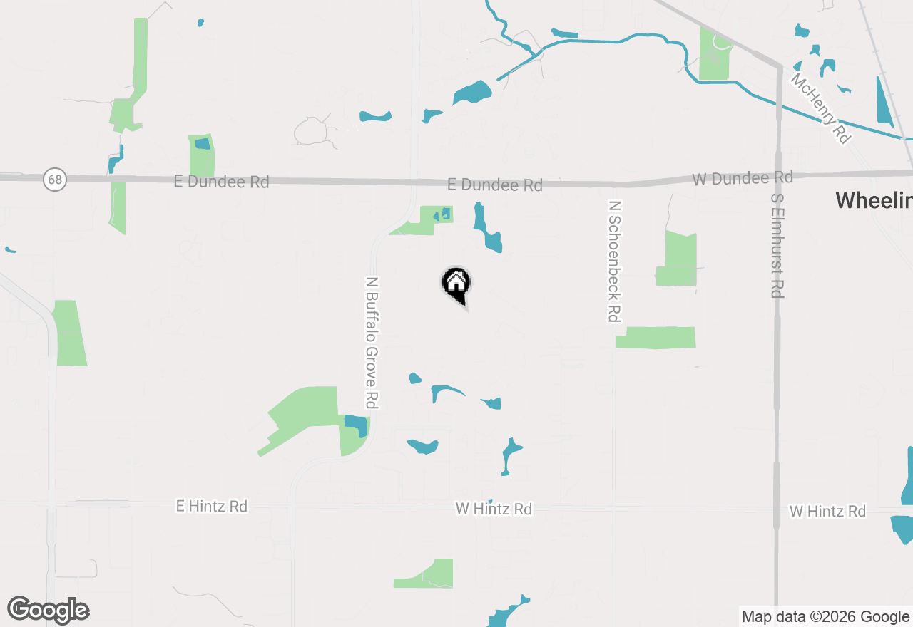 Map of 224 Downing Road, Buffalo Grove, IL 60089