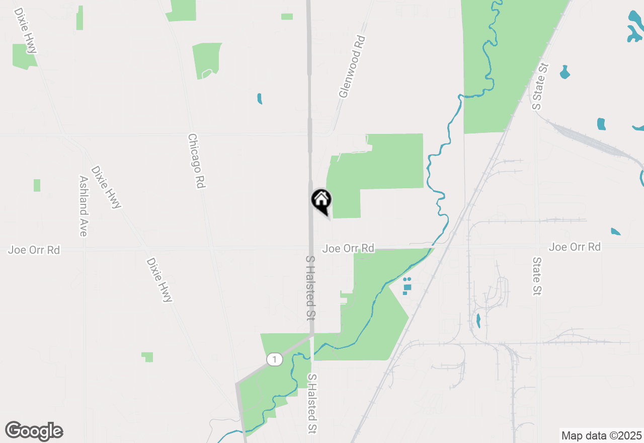 Map of 214 Eastgate Avenue, Chicago Heights, IL 60411