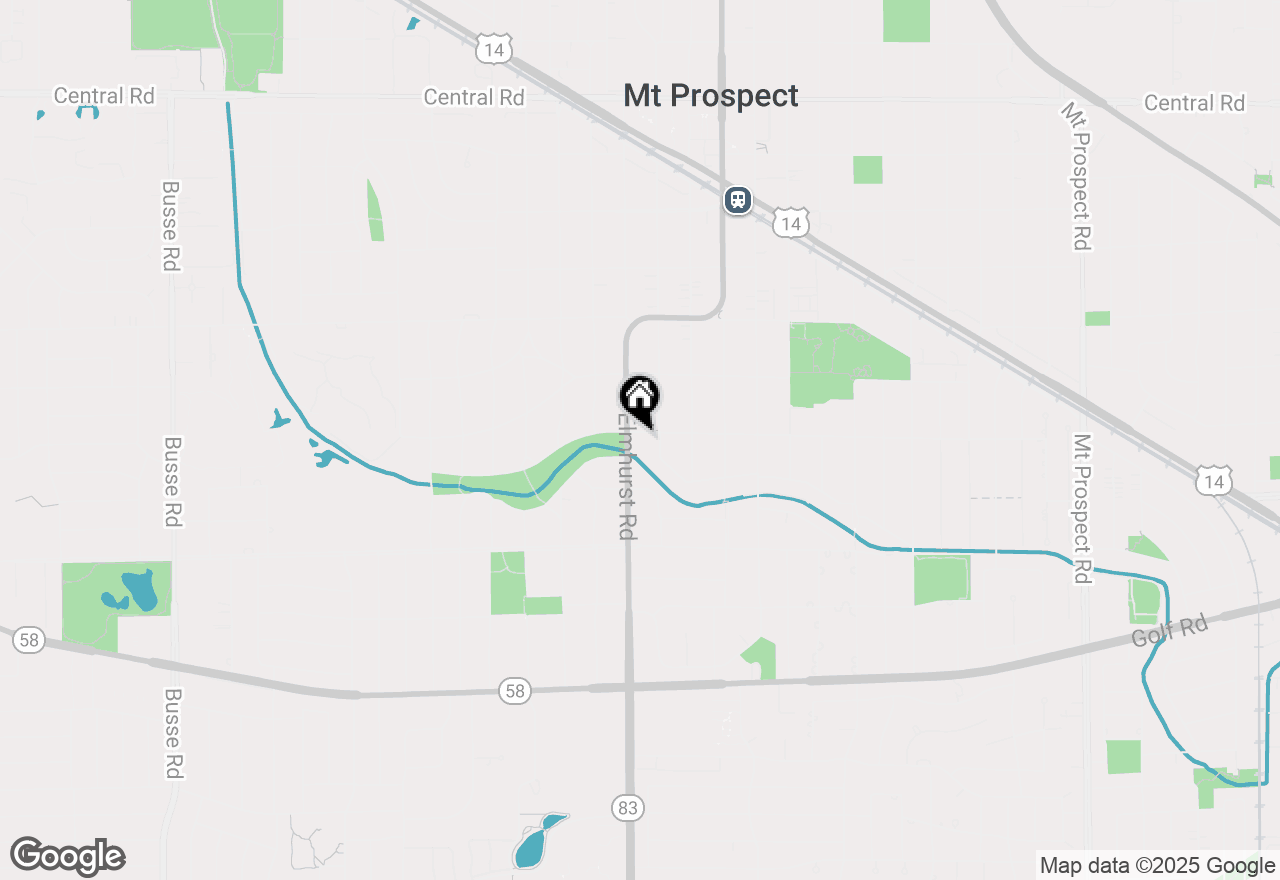 Map of 201 W Council Trail, Mount Prospect, IL 60056