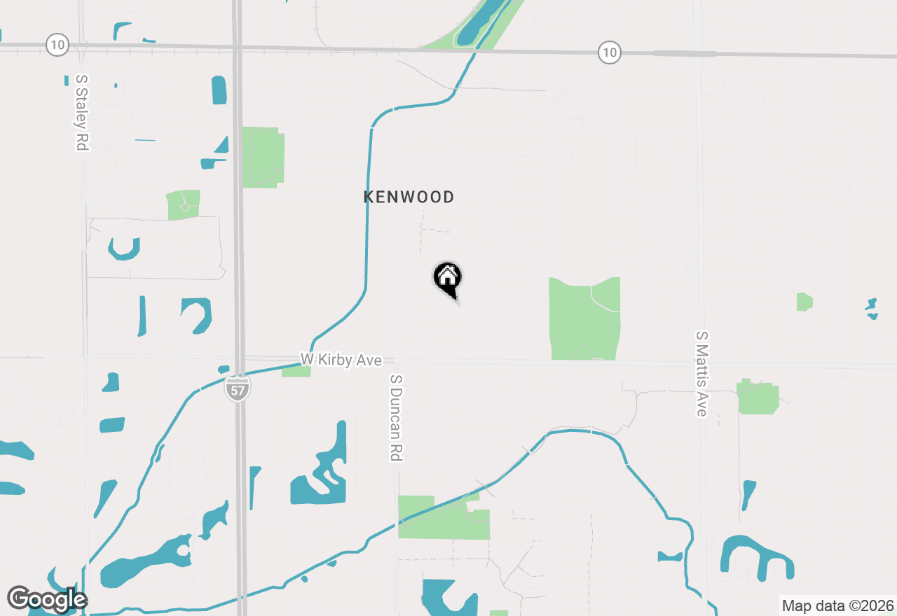 Map of 2712 Willowpark Drive, Champaign, IL 61821