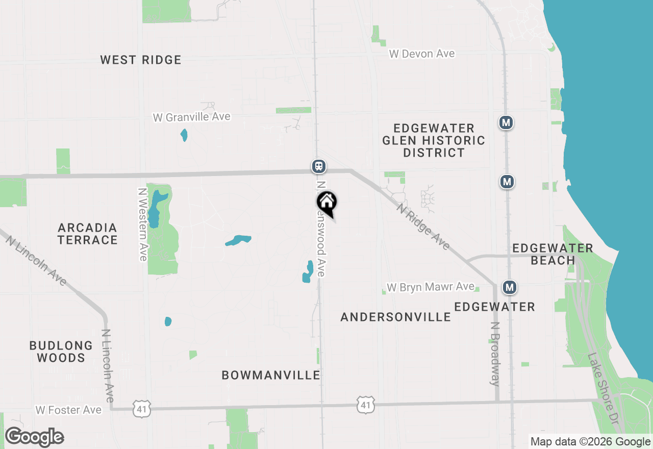 Map of 5823 N Ravenswood Avenue #106, Chicago, IL 60660