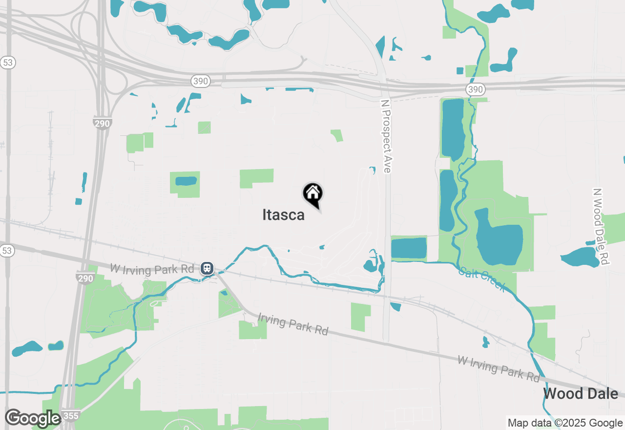 Map of 415 Briar Place, Itasca, IL 60143