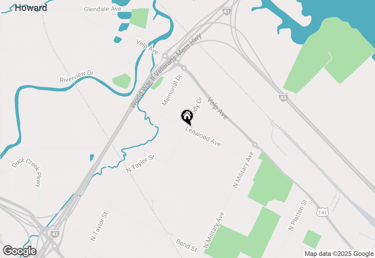 Map of 215 Cleveland St #217, 219, 221, Green Bay, WI 54303