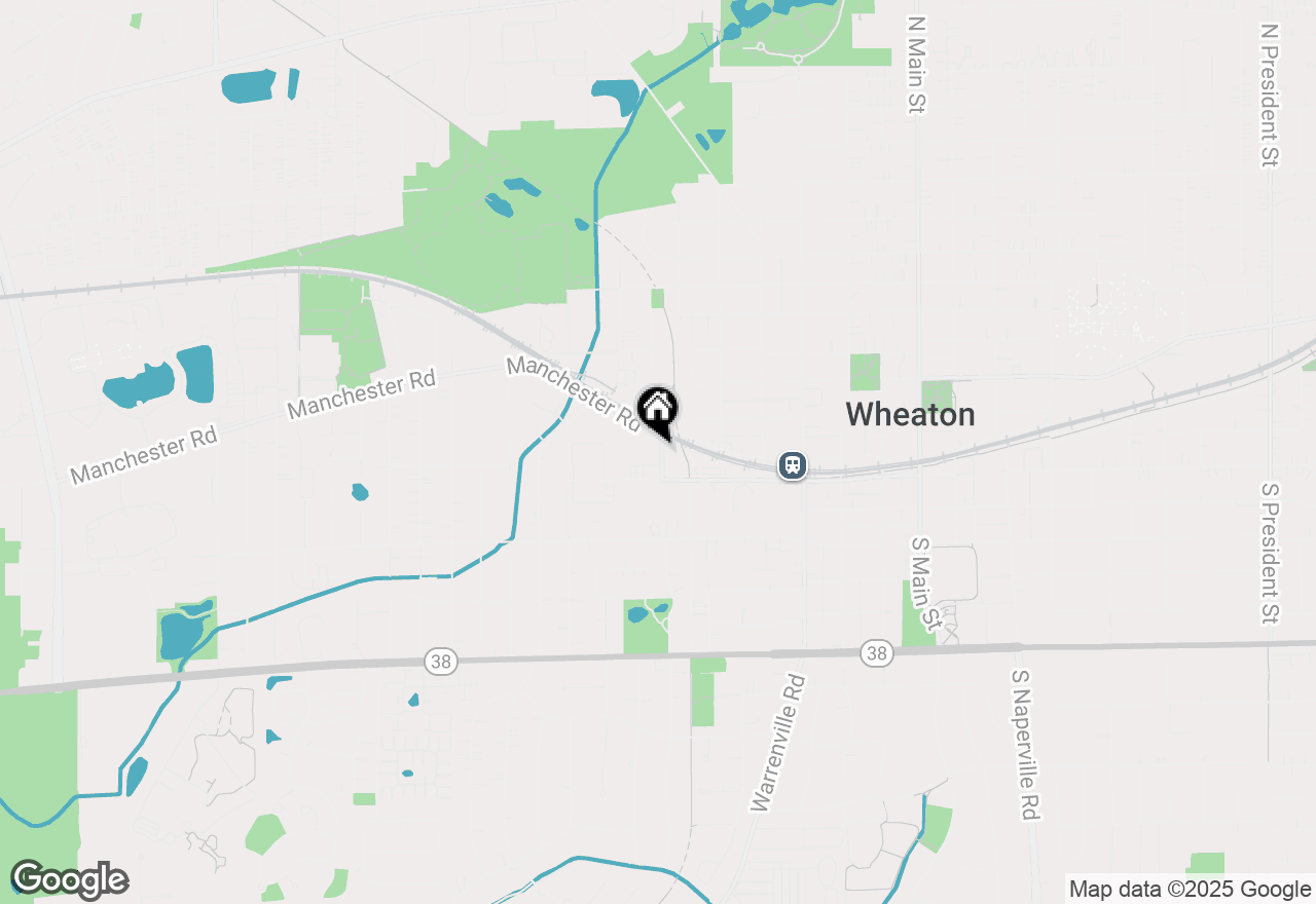 Map of 100 Bridge Street, Wheaton, IL 60187