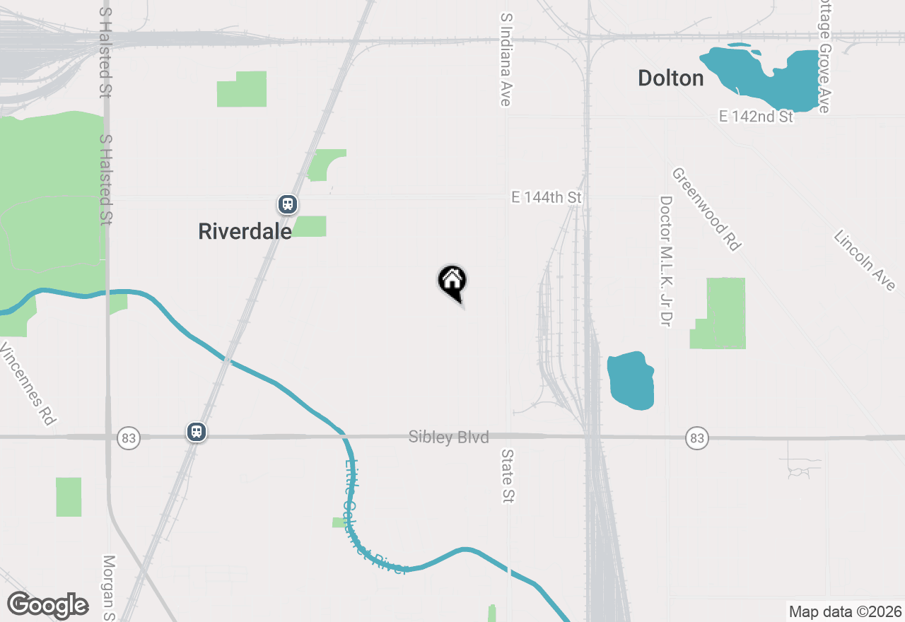 Map of 14641 Wabash Avenue, Dolton, IL 60419