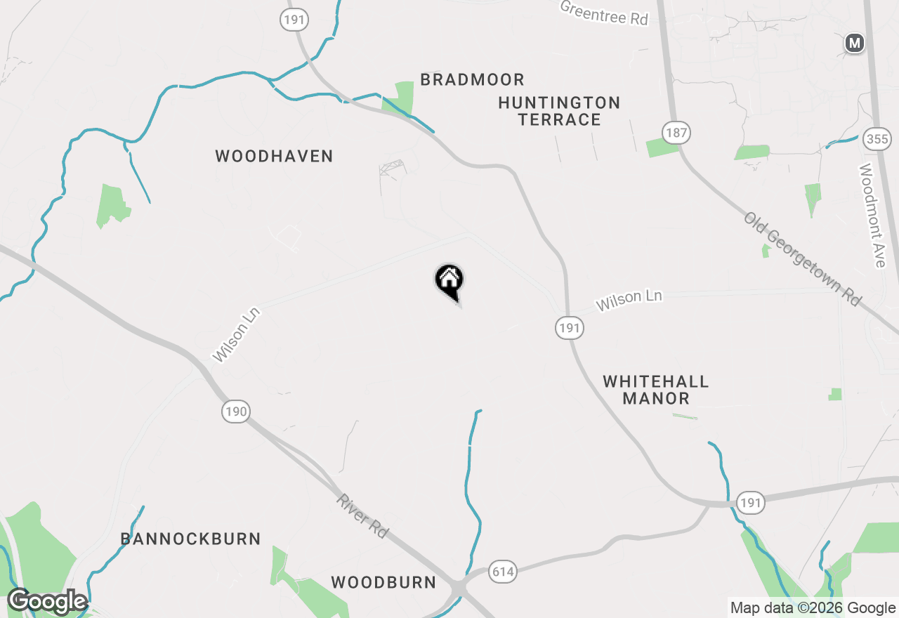 Map of 6021 Landon Lane, Bethesda, MD 20817
