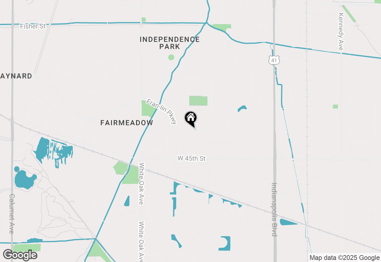 Map of 1844 Azalea Drive, Munster, IN 46321