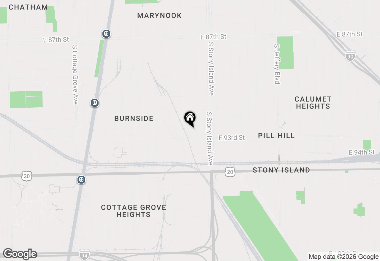 Map of 9234 - 9236 S Blackstone Avenue, Chicago, IL 60619